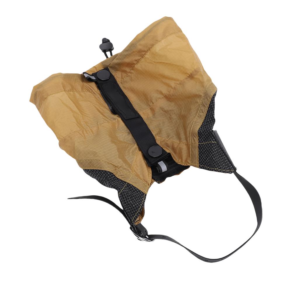 Короткие гетры с силиконовым покрытием для пешего туризма и трейлинга, 4-точечная система фиксации, полное покрытие ноги, песок, снег