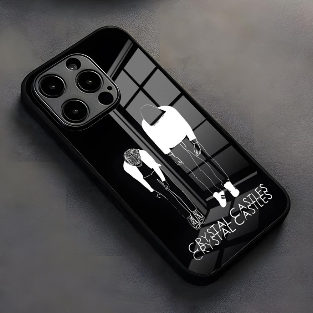 Band C-Crystal Castles Phone Case For IPhone 17 Pro Max 16 15 14 Pro Max 13 11 X Xs Xr 8 7Plus Silicone Cover