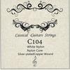 C104 Струны для акустической гитары Folk Brilliant Качество звука Посеребренный сплав меди Обмотка Струны с нейлоновым сердечником