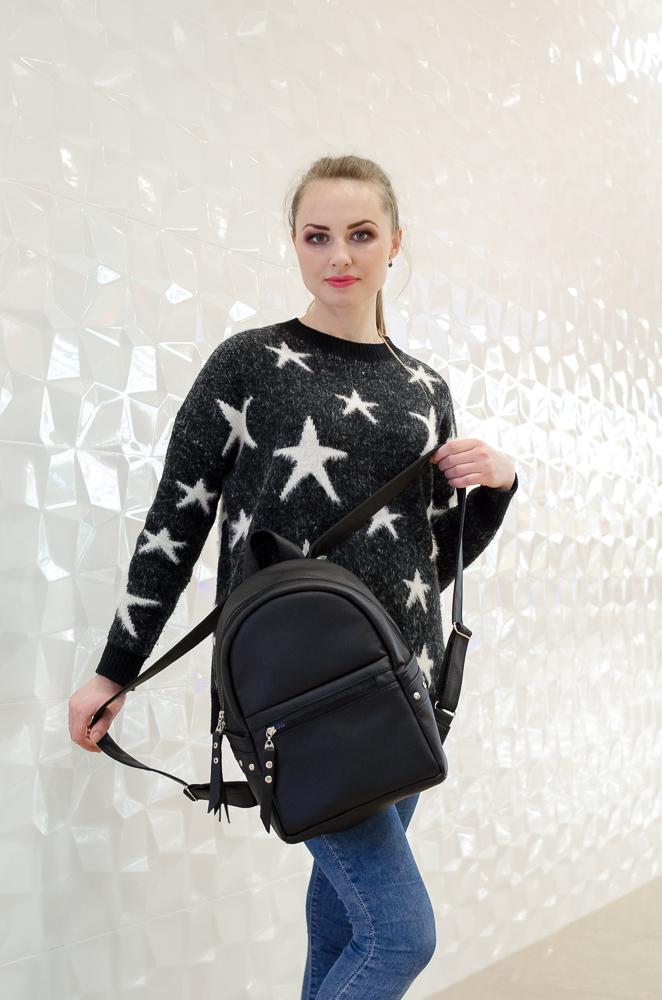 Женский рюкзак Sambag Dali BPTe Черный (15378001e)