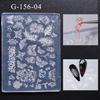 3D Silicone Nail Carving Mold Snowflakes Winter Mould Stamping Design Gel Stencils DIY Manicure Accessory Tools Multi-Designs