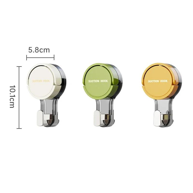 1-20PCS Suction Cup Hook Reusable Stronge Vacuum Bathroom Suction Cup Hooks Waterproof Towel Rack Clothes Hanger Hook Accessor