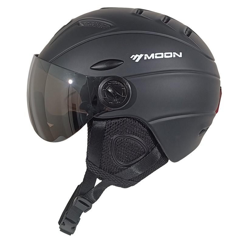 Moon Kids Ski Helmet With Goggles Integrated Lightweight Safety Snow