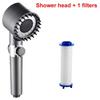 New Pressurized Shower Water Saving Shower High Pressure with Filter 4 Modes Adjustable Showerhead  Bathroom Massage Shower Head