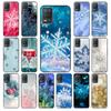 Зимний чехол для телефона «Снежинка» для iPhone Samsung Galaxy Redmi Xiaomi Oppo OnePlus Note SA 7 8 9 10 11 12 13 14 20 21 22 23 53 54 Pro Max Plus Ultra