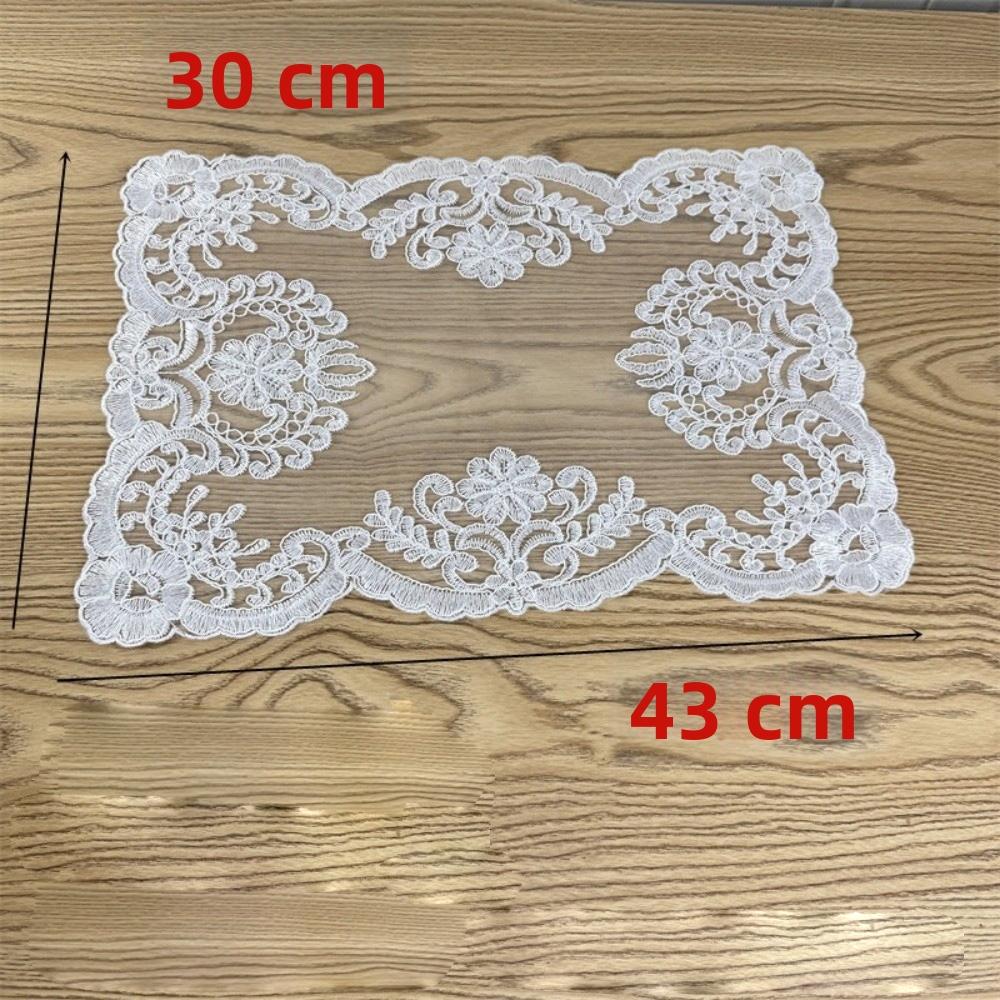 Rectangular Cover Cloth Embroidered Dust Cover European Table Mat Home Decoration