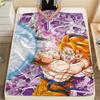 Фланелевое одеяло с принтом персонажей Dragon Ball, Высококачественное, Удобное для всех сезонов, Декор для дома, Тепло и уют, Идеально для рождественских подарков