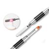 Double Head Nail Brush Pen Crystal Carved Extension Painting Brush Line Drawing Pen Manicure Dual Use Nail Design Tool