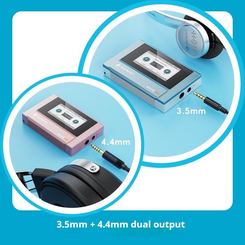 FiiO SnowSky Echo Mini Portable HiFi Music Player MP3 Bluetooth Walkman with 15H Playback 3.5mm/4.4mm Dual Output