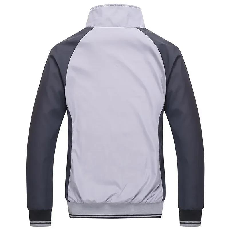 male Sportswear spring Tracksuit 2 Piece Sets Sports Suit coat+Pant Sweatsuit Male Print Clothing Size L-5XL
