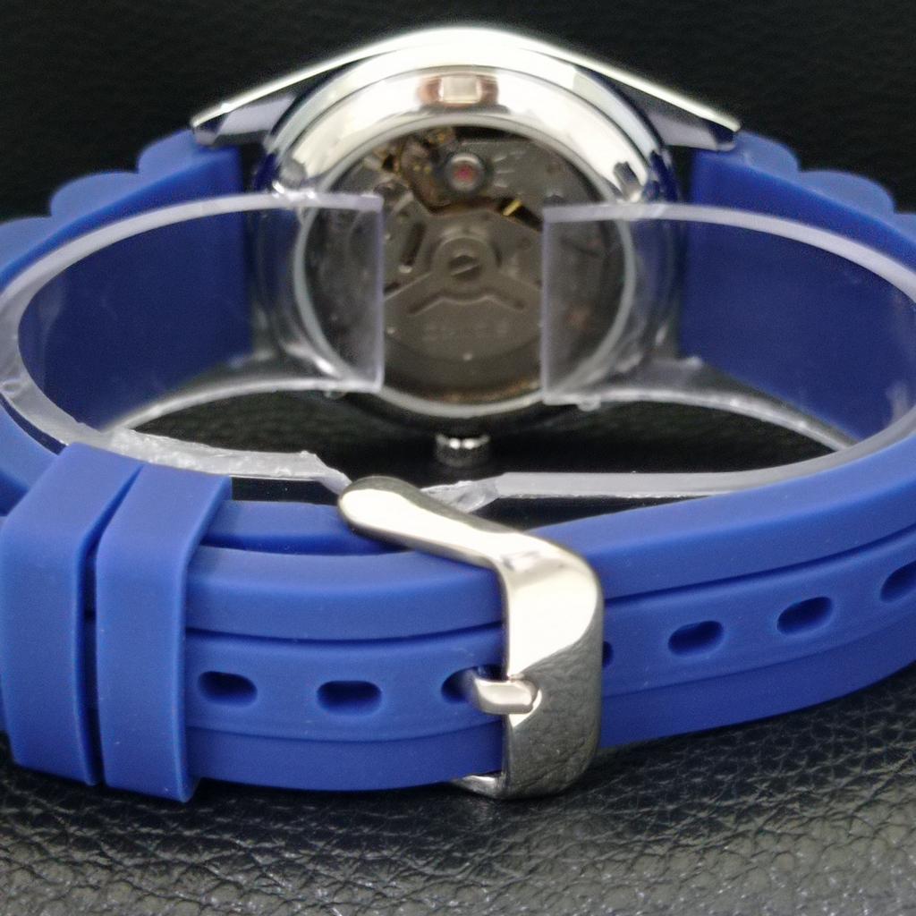 АВТОМАТИЧЕСКИЕ ВИНТАЖНЫЕ ОТРЕМОНТИРОВАННЫЕ МУЖСКИЕ ЧАСЫ SEIKO 5 ЯПОНИЯ 6309A СИНЕГО ЦВЕТА a441244-4