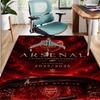 Arsenal F.C Pattern Rug, Indoor/Outdoor Mat, for Picnic, Gameroom, Bedroom, Office, Living Room, Home Decor Carpet, Birthday Gift