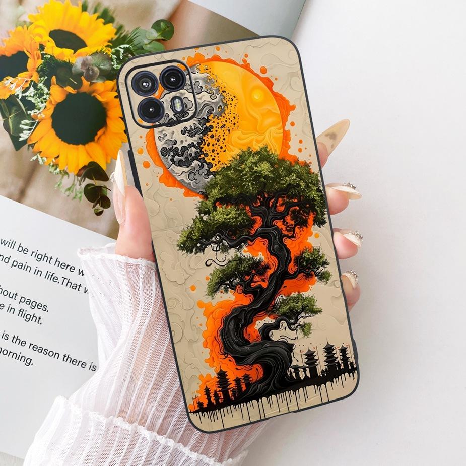For Motorola Moto G50 5G Case XT2149-1 Luxury Bow Flowers Painted Cover Soft TPU Phone Case For Moto G50 MotoG50 5G Fundas Coque