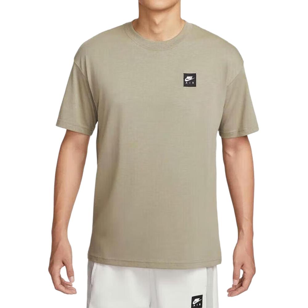 Nike Мужские футболки Air Серая с круглым вырезом Средняя HQ9249-320