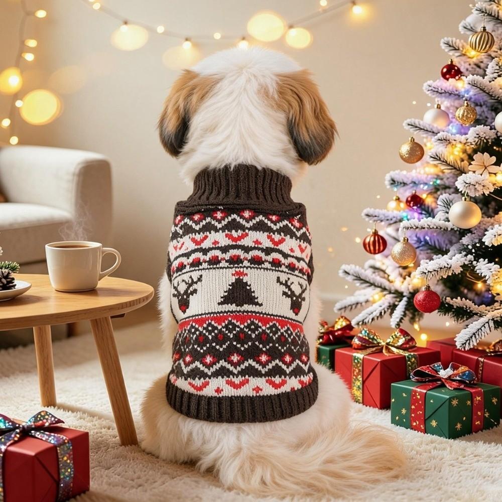 Pet Outfits Pet Sweater keep warm Knit Puppy Pullovers Cute Winter Dog Clothes Dog