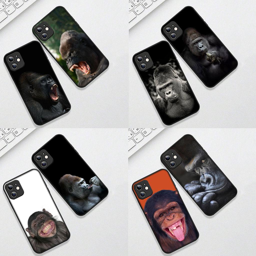 Monkey Gorilla Ape Baby Cute Phone Cover for Huawei P30 P20 Mate 10 20 Lite Pro Y7 Y8S Y9A Y9 Prime P Smart 2019 Soft Case