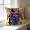 Anime-Style Mobile Game A-Ash E-Echoes  Pillow Case Square Double-Sided Sofa Cushion Cover Bedroom Bedside Pillow