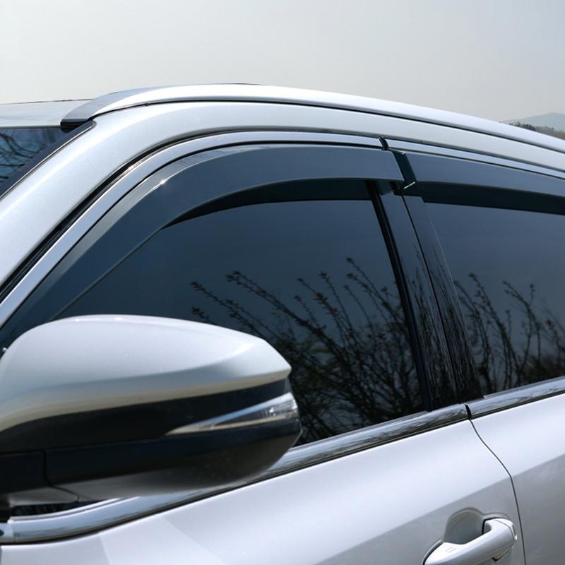 Для Volkswagen T-Roc TRoc 2017 2018-оконный козырек автомобиля от дождя дефлекторы тент накладка внешние аксессуары