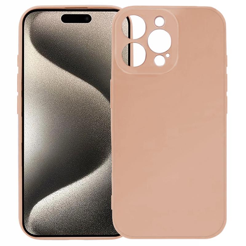 KALEBOL KLB-TPU003 For iPhone 15 Pro Max Case Anti-Scratch Solid Color TPU Phone Cover