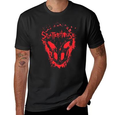 Splatterhouse Идея обложки Классический Ретро Винтаж Кастомный Тренд Футболка графика каваи одежда новое издание мужская футболка