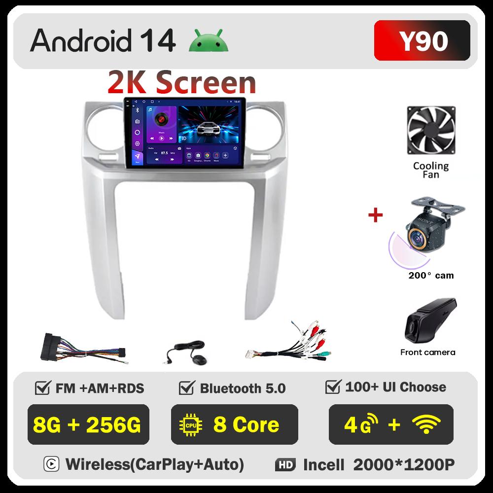 Для Land Rover Discovery 3 2004 - 2009 Carplay Auto Screen Wireless Android Auto Car Intelligent Systems AutoMotive 8 Core DSP