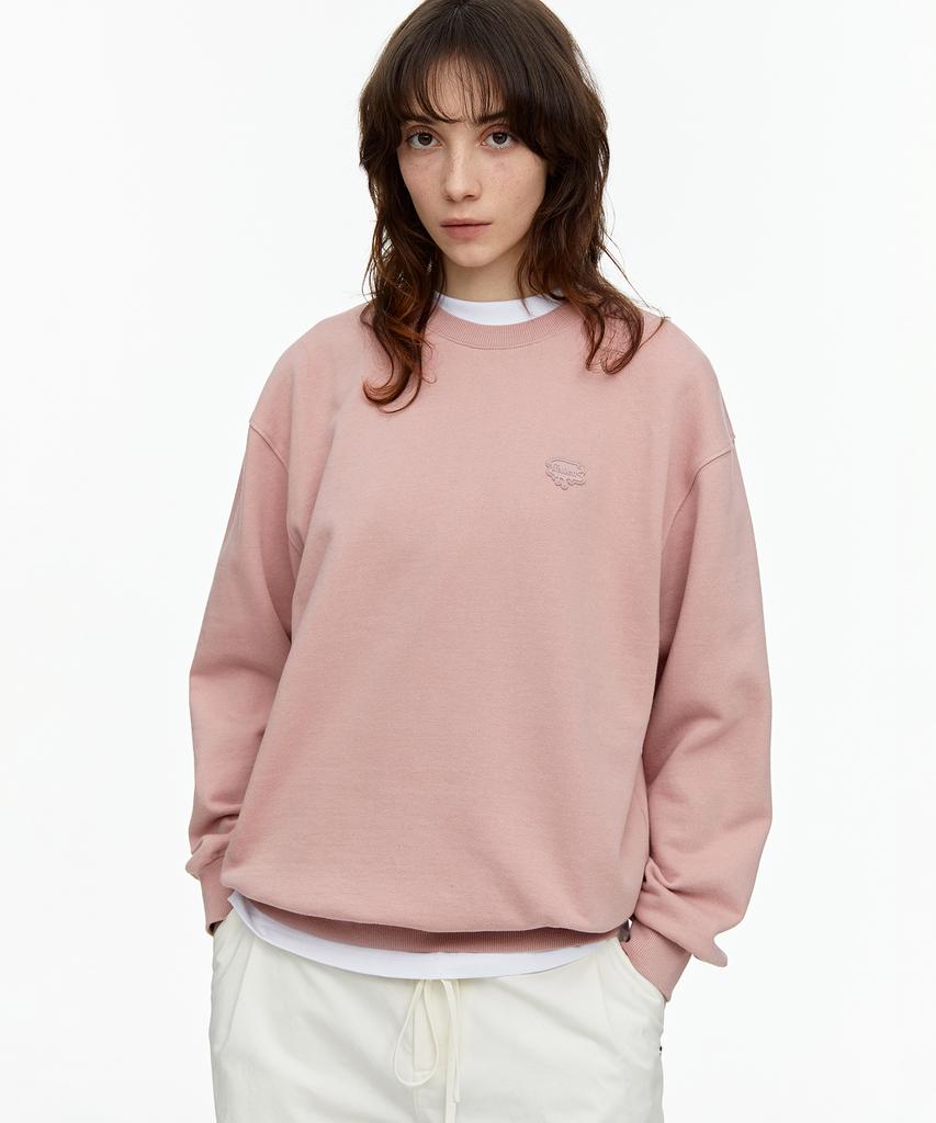 FALLETT Brush Logo Sweatshirt Charcoal