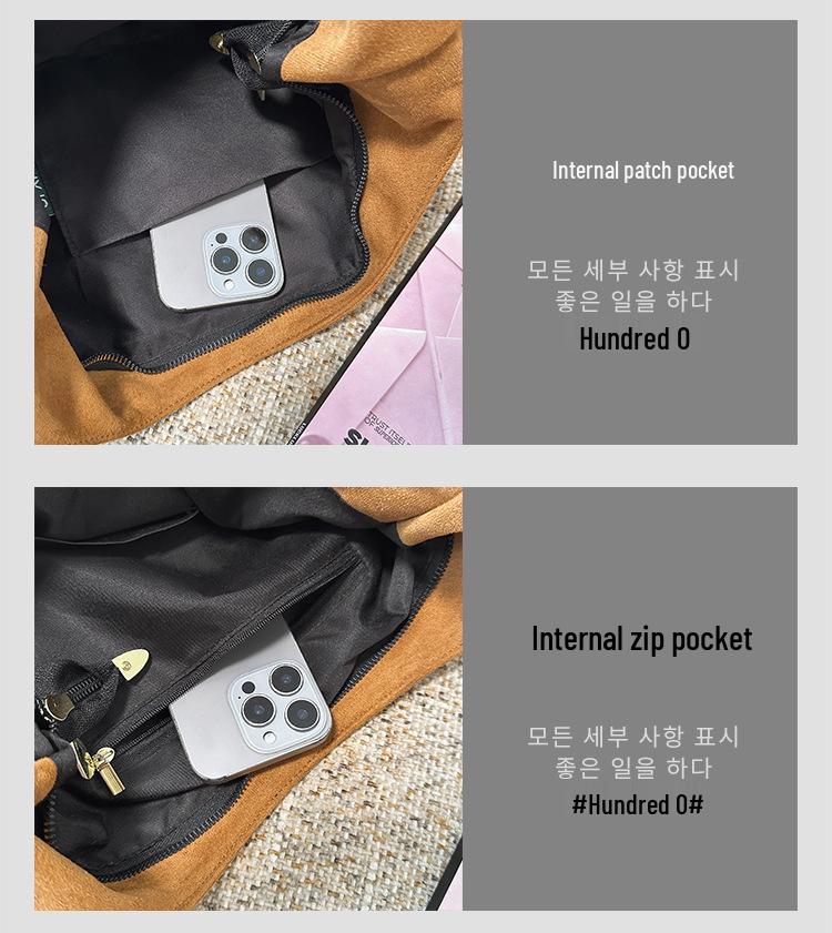 Женская ретро-сумка 2025 - Большая вместимость, Матовая текстура, Универсальная сумка через плечо/тоут