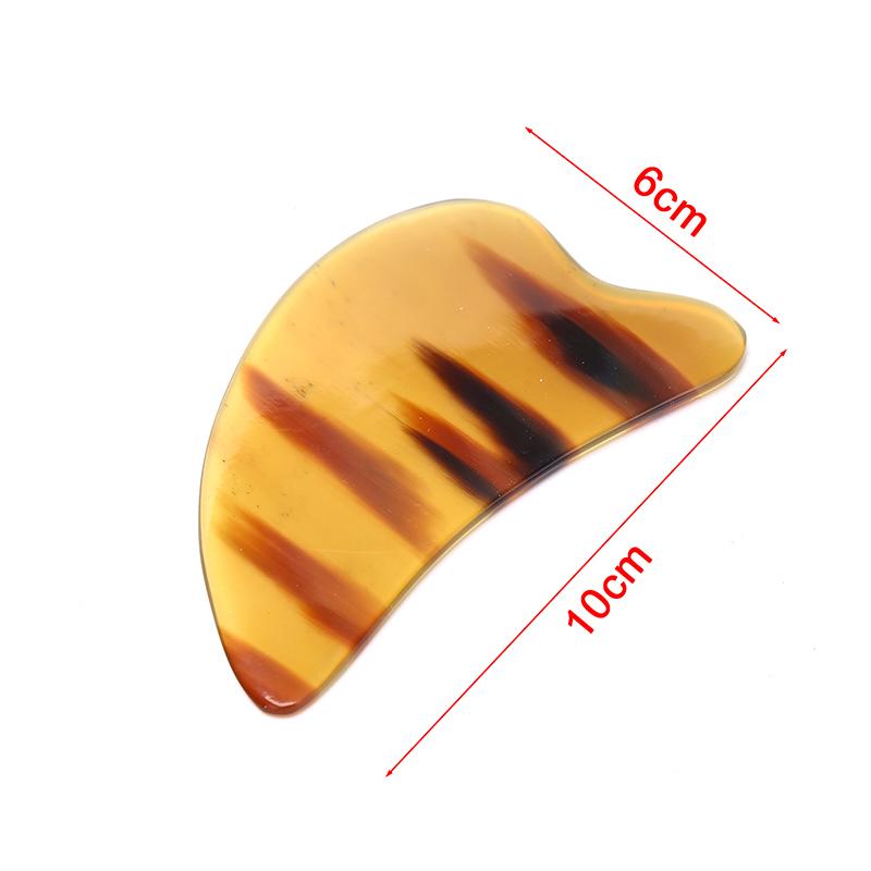 Натуральный бычий рог, доска Гуа Ша, скребок для гуаши, массажер для лица, подтяжка лица, скребок