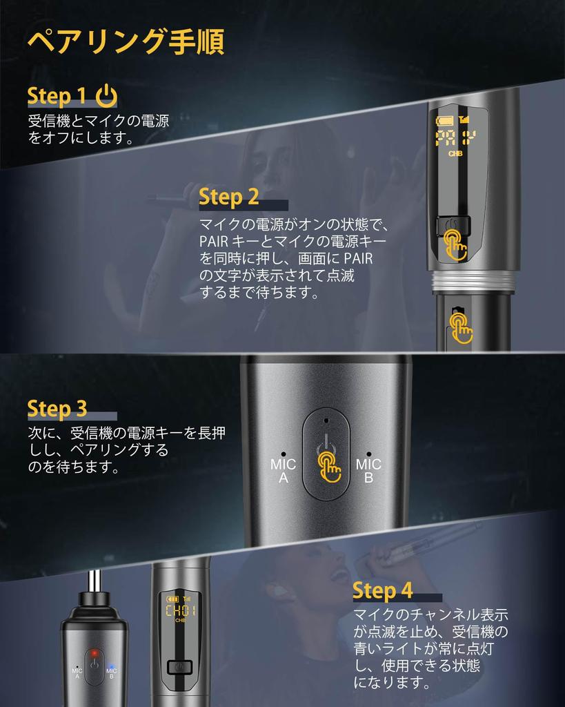 Беспроводной микрофонный приемник LEKATO K380S