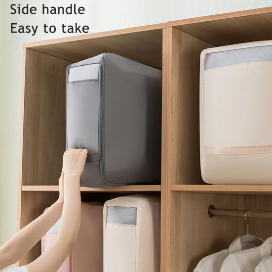 Самосжимающийся мешок для одеяла, большая вместимость, мешок для хранения одеяла, моющийся органайзер для гардероба