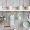 Wenqik 12 Pcs Colorful S Hooks Hanging Stainless Steel Multi Functional Metal Hanging Hooks Reversible Metal S Shaped Hook for Kitchen, Bathroom,