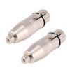 2Pcs 3 Pin XLR Female Jack To RCA Female O Microphone Mic Connector Adapter