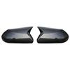 For Toyota C-HR CHR Car Rearview Side Mirror Cover Wing Cap Exterior Trim Carbon Fiber Glossy Black style
