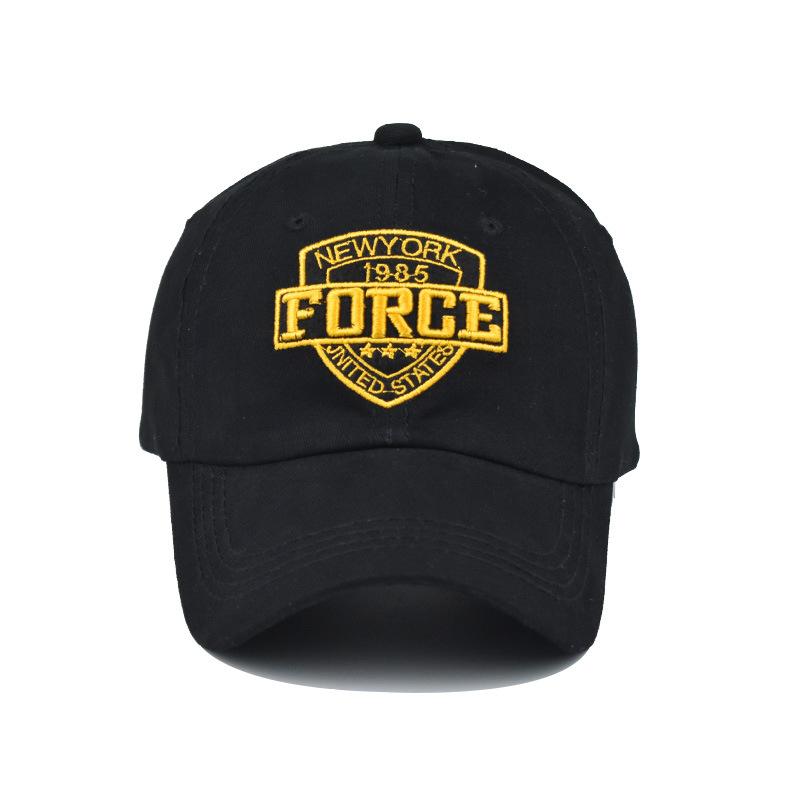Новая старая кепка FORCE с вышитой большой буквой бейсболка кепка универсальная для отдыха на природе шляпа от солнца
