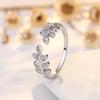 INS Минималистичное кольцо-сердце Женское Легкий Роскошный Стиль Новое Чувство Кольцо на Указательный Палец и Мизинец Повседневная Мода Ручные Украшения