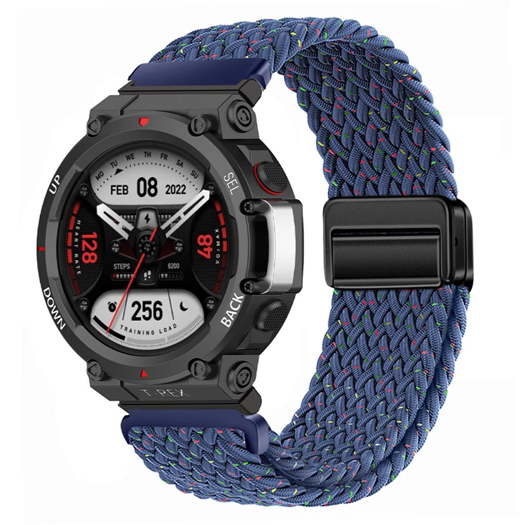 Плетеный ремешок Solo Loop для смарт-часов Huami Amazfit T-Rex 3, нейлоновые эластичные ремешки для Huami Amazfit T-Rex 3 Correa