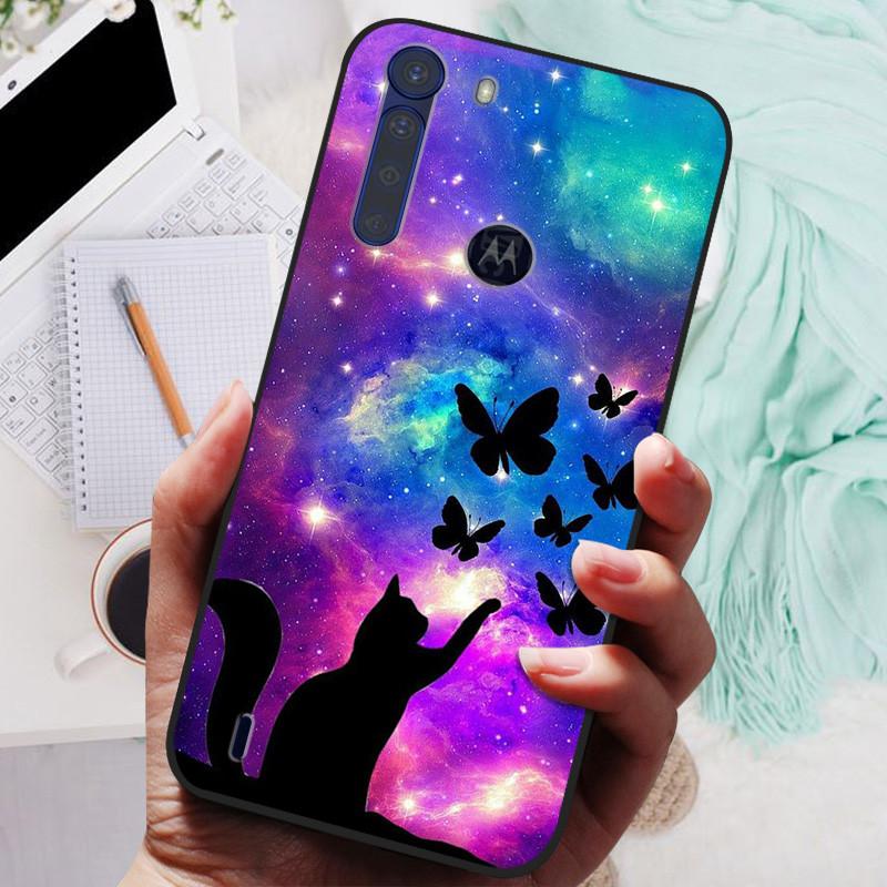 Чехол для Motorola One Fusion Черный бампер Мягкий силиконовый чехол Для Moto One Fusion Plus Чехлы для телефонов OneFusion Fusion+ Funda Shell