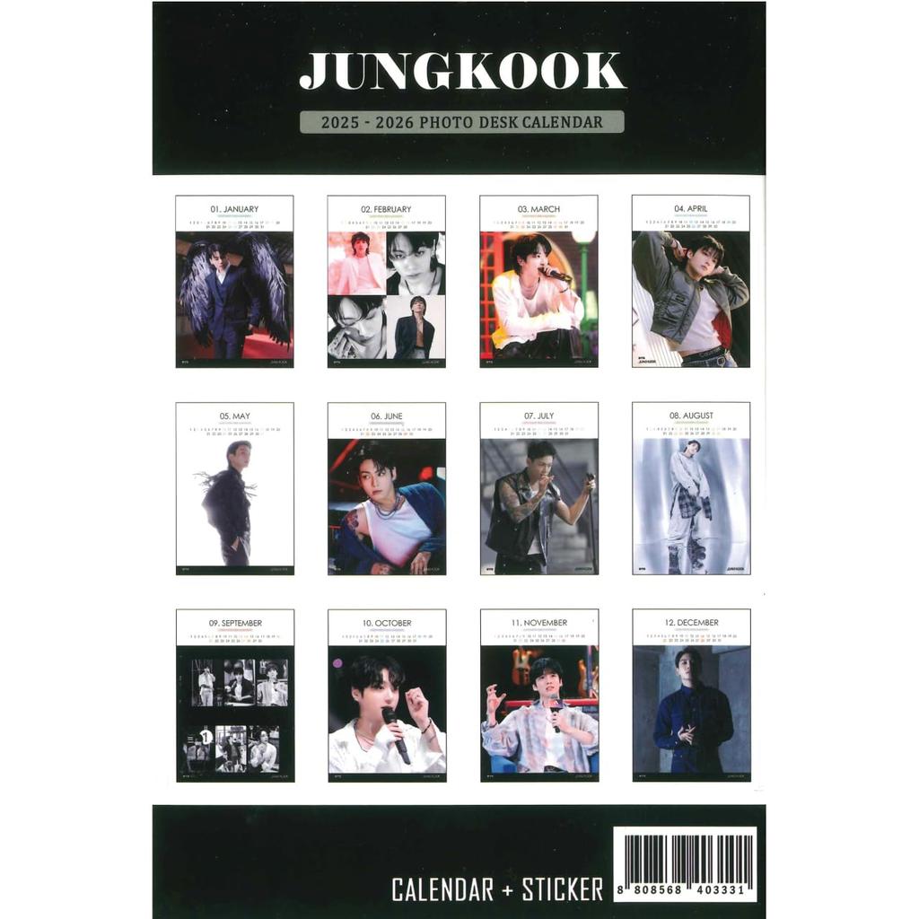 Настольный календарь JUNGKOOK 2025/2026 [Календарь K-STAR] (Чонгук 01)