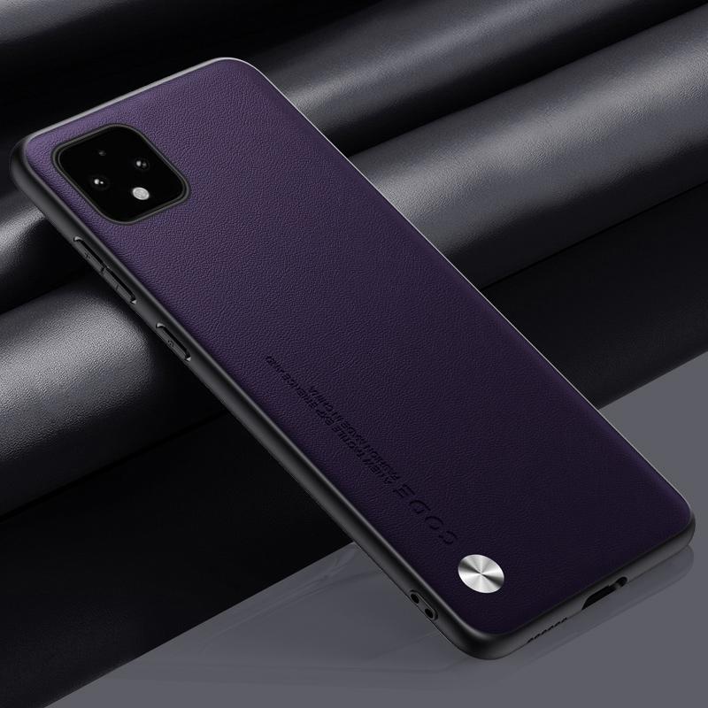 Роскошный чехол из искусственной кожи для Google Pixel 4 XL, матовая задняя крышка, силиконовый защитный чехол для телефона Google Pixel 4 4XL Pixel4 Coque