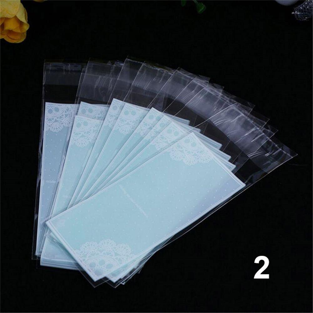 100pcs/lot Cute Bow Party Supplies Wedding Favors Lipstick Bag Gift Packages OPP Bags Plastic Pocket