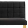 Bench 140 cm Black Velvet