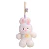 Cute Rabbit Plush Toy Keyring With Soft Fabric Material For Daily Use And Decorations