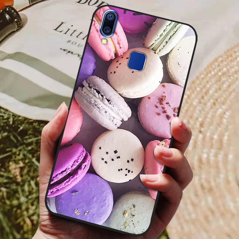 Для чехла Vivo Y93 Lite Чехол Силиконовый Мультяшный Расписной Мягкий ТПУ Задняя Крышка Для Vivo Y91 Y95 Y93 Lite Чехол Y 91 Чехлы для Телефона Capas