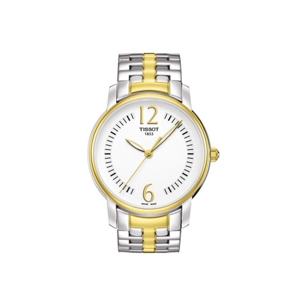 Tissot T TREND Женские кварцевые часы 38 мм Белый циферблат Корпус из нержавеющей стали T052.210.22.037.00