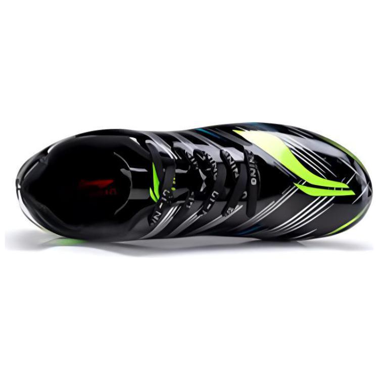 New LiNing Cushioned Slip Resistant Low Top Running Shoes Unisex Black Green LJJP165-1