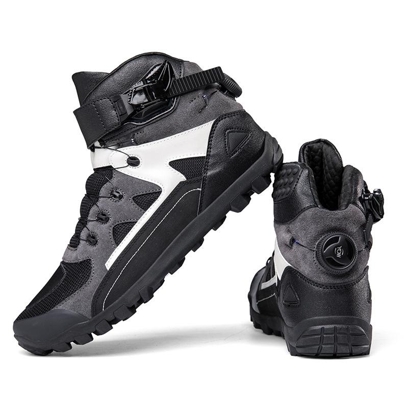 Motorcycle Shoes Motorcycle Riding Shoes Male Knight's Four Season Board Shoes Motorcycle Boots Racing Boots Four Season Motorcycle Travel Equipment
