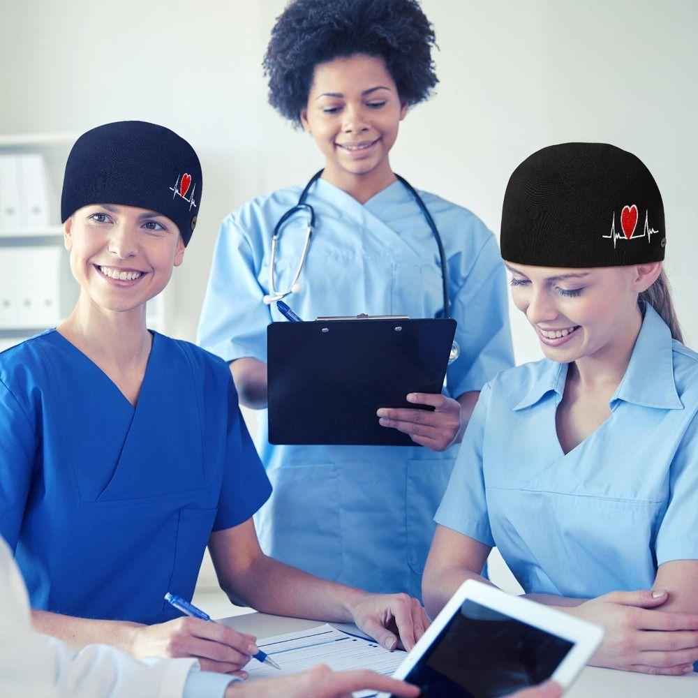 Sweatband Scrub Hats Elastic Bandage Working Caps Professional Nurse Caps Hospital