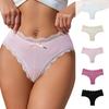 Lace Panties Female Sexy Mid-waist Comfortable High Elastic