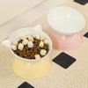 Cat Bowl Ceramic Pet Dog Supplies Dog Bowl Single Bowl Dog Bowl Cat Food Bowl Teddy Dog Kitten Rice Bowl Cat Food Bowl
