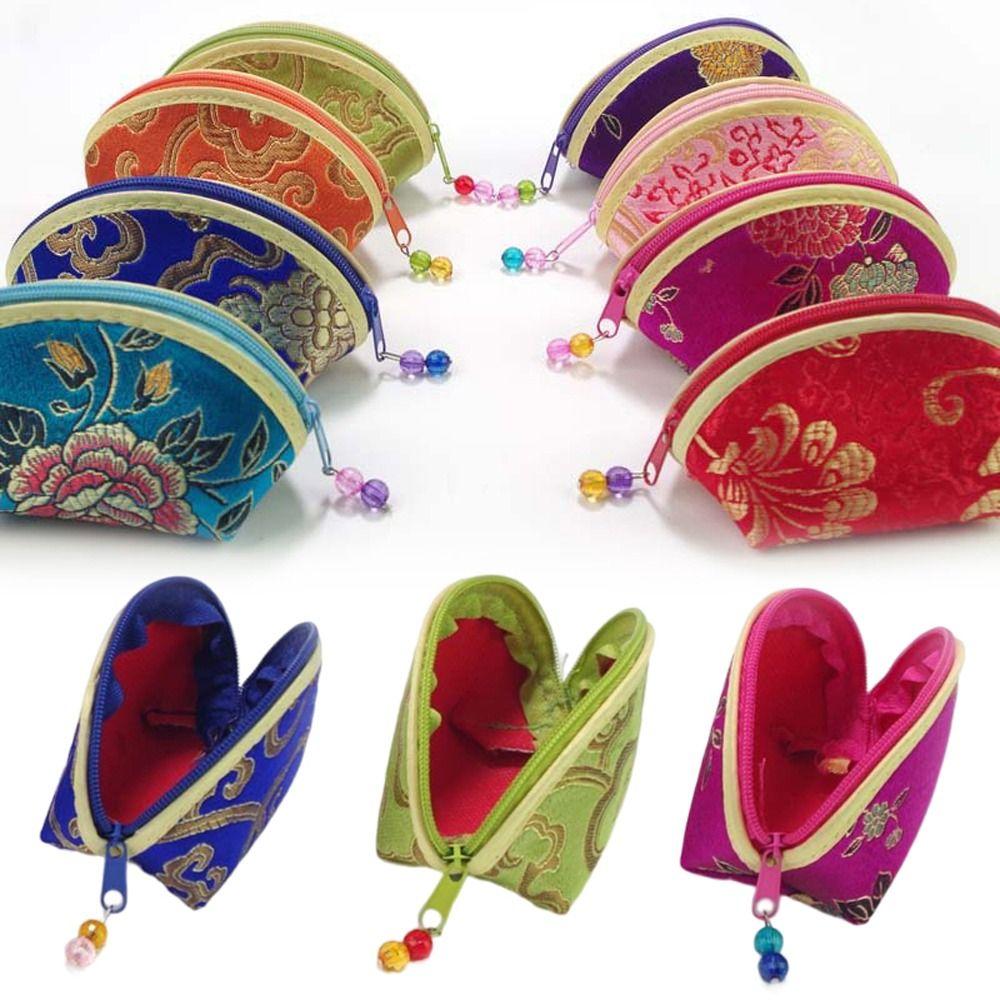 Bag Necklaces Case Gift Pouch Jewelry Case Chinese Style Storage Bag Purse Pouch Women Jewelry Bag